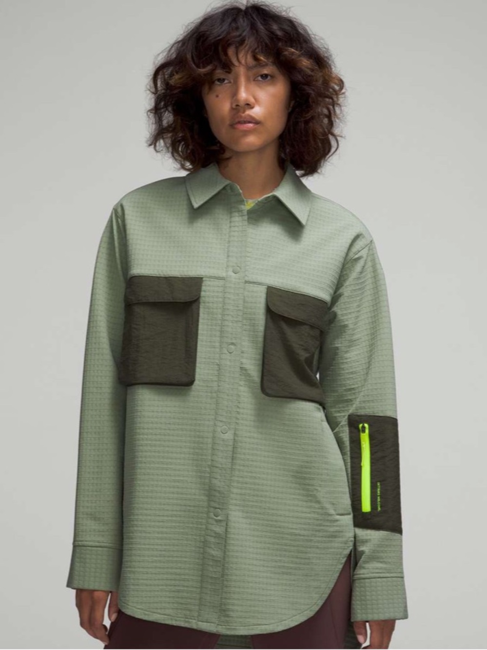 LULULEMON GRID FLEECE HIKING OVERSHIRT